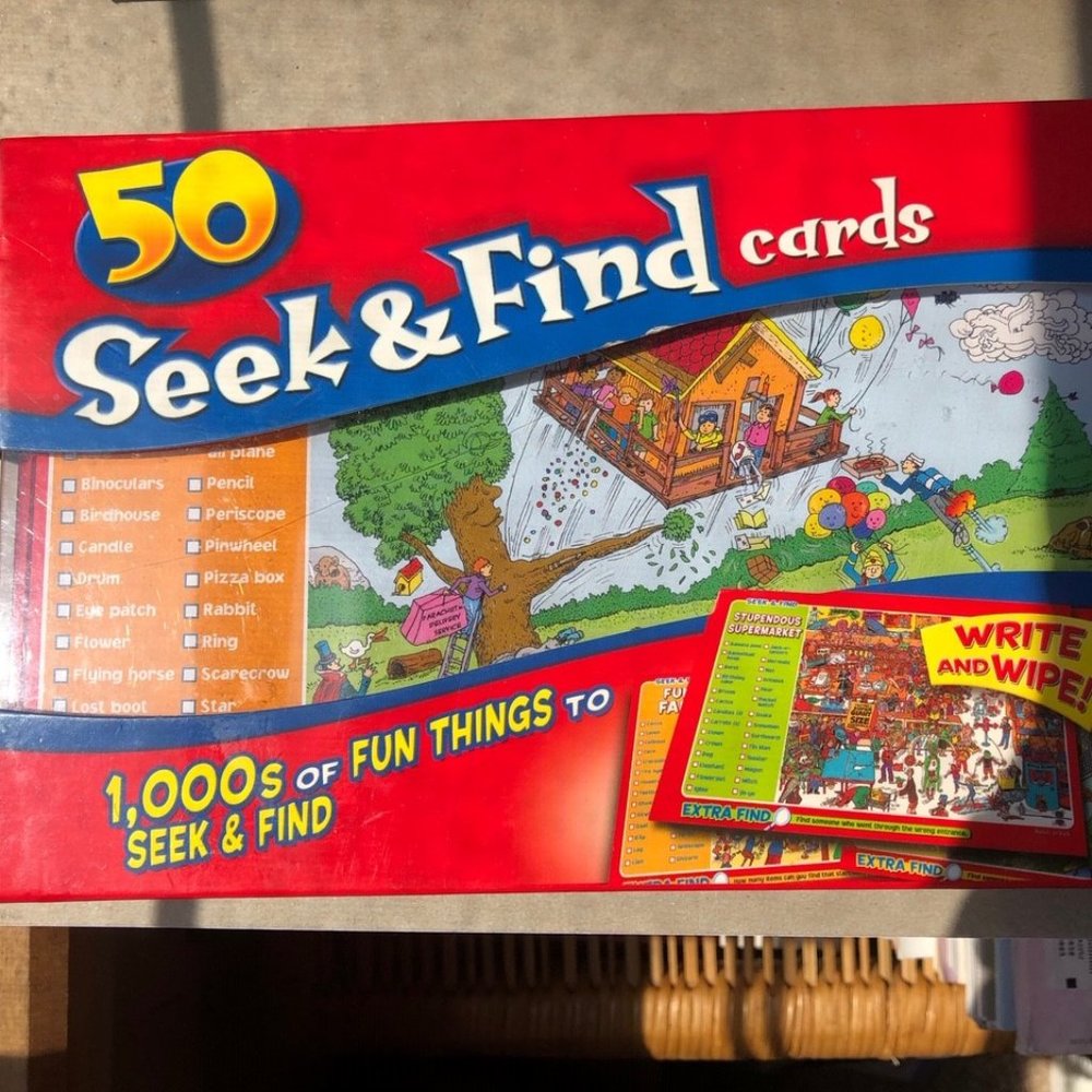 🎉Host Pick🎉 Seek & Find Kids Game write & wipe